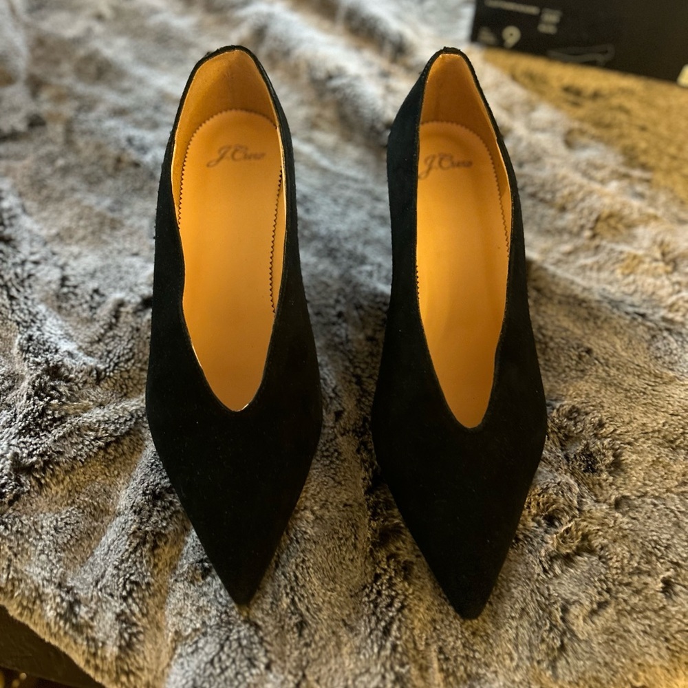J. Crew V-cut kitten heel